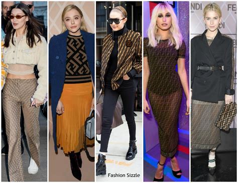 collection fendi|celebrities wearing fendi.